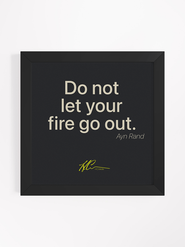 Ayn Rand Q2 - Framed Poster product image (1)