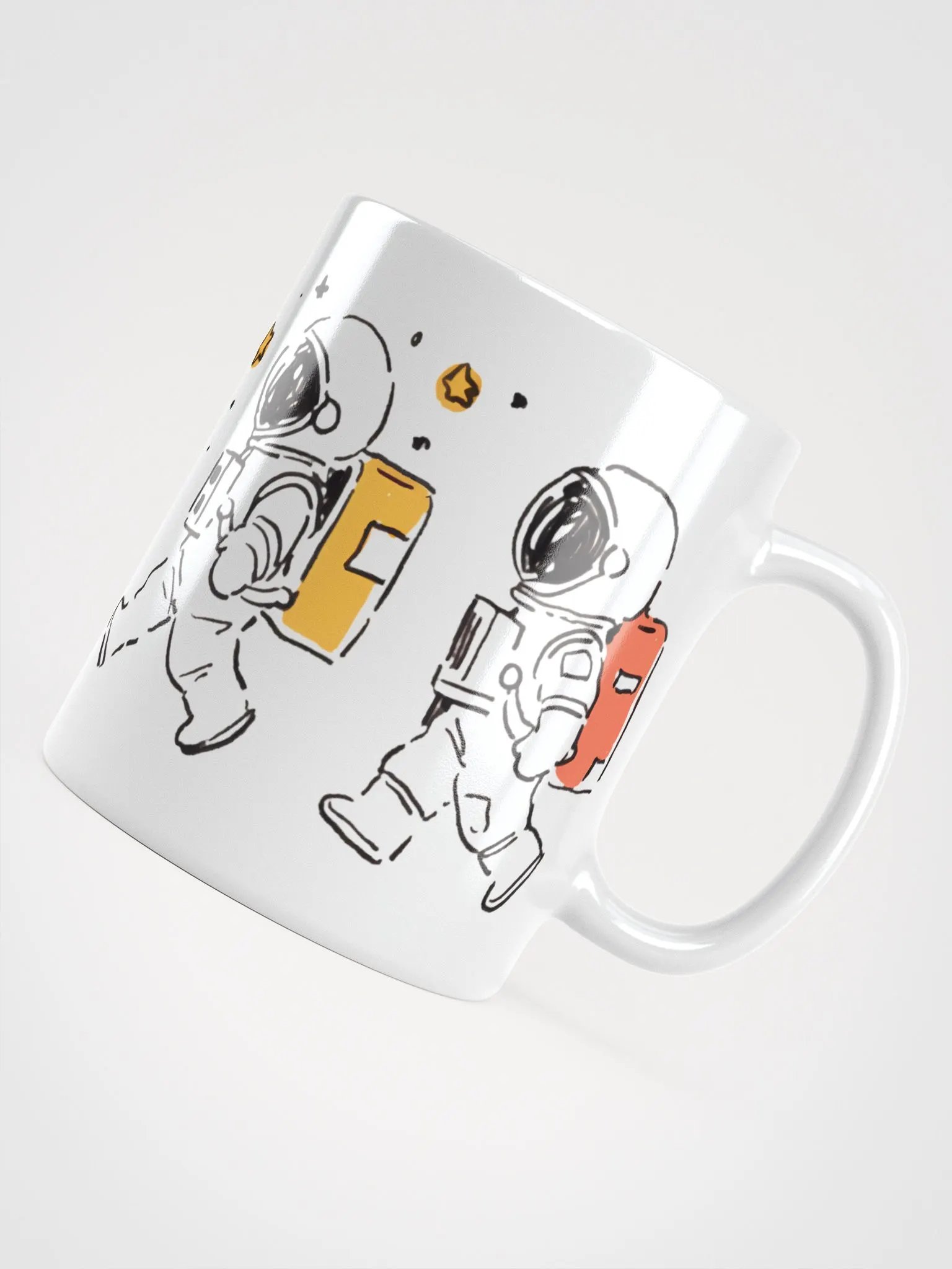 Astronauts Doodle Mug product image (7)