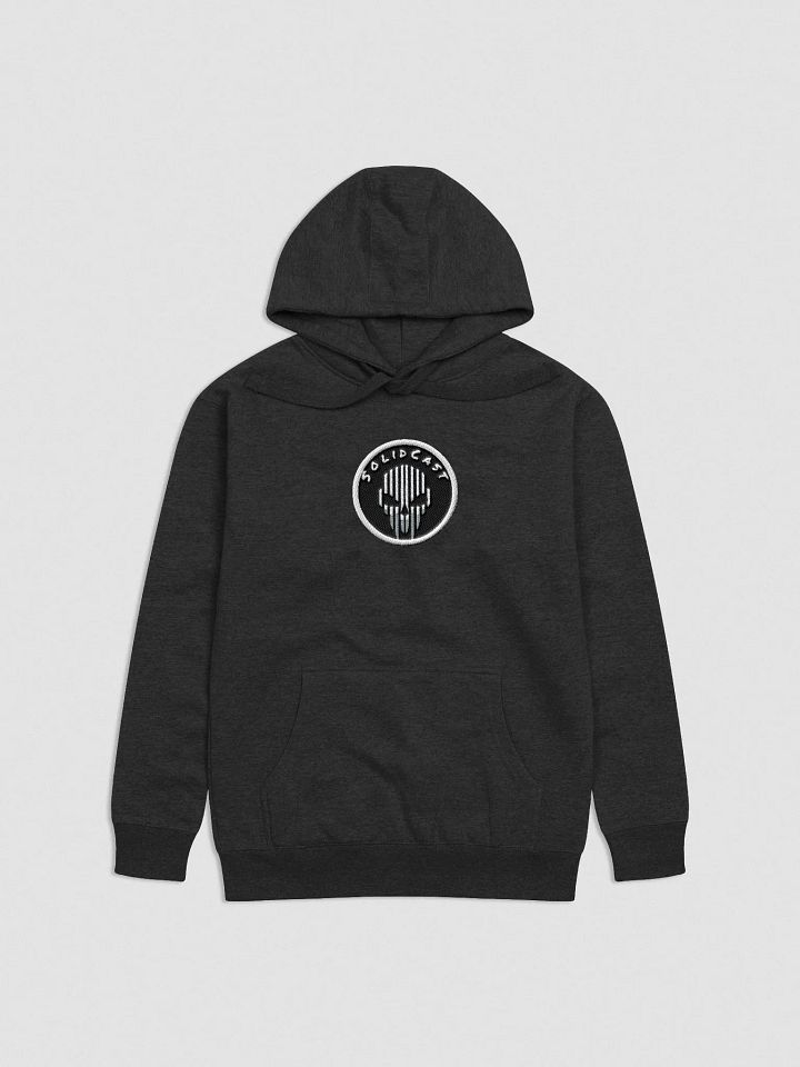 SolidCast Premium Hoodie Wht/Blk product image (2)