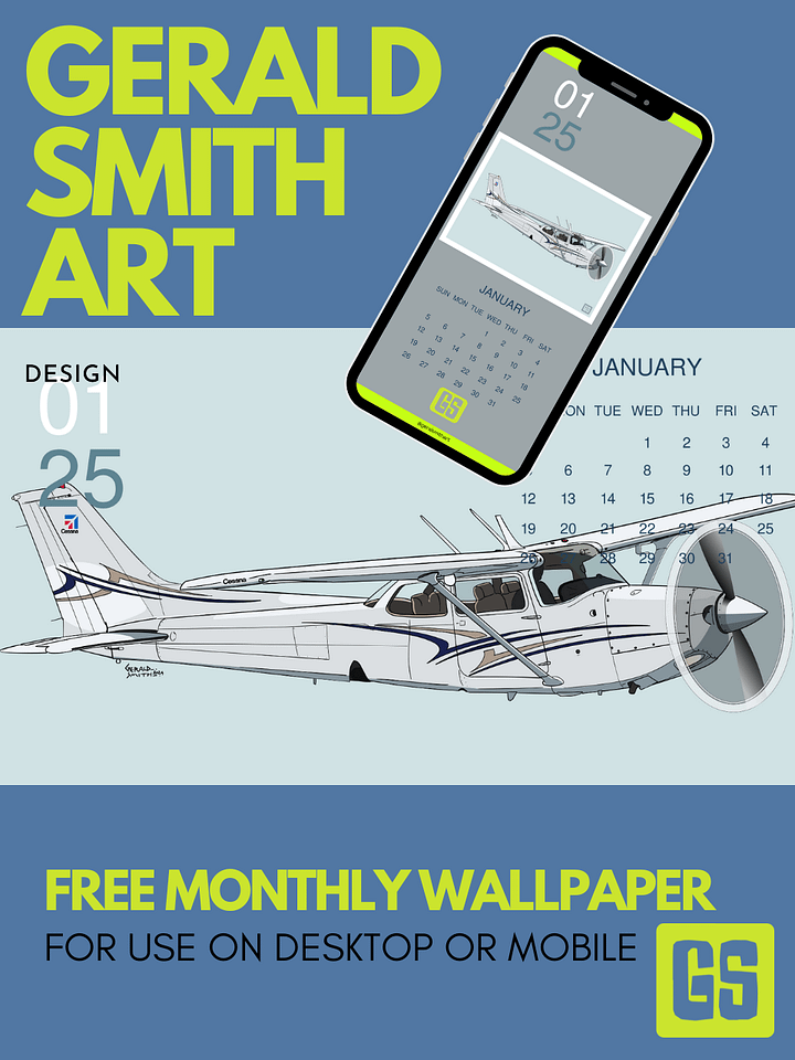 January 2025 FREE Calendar Wallpaper product image (1)