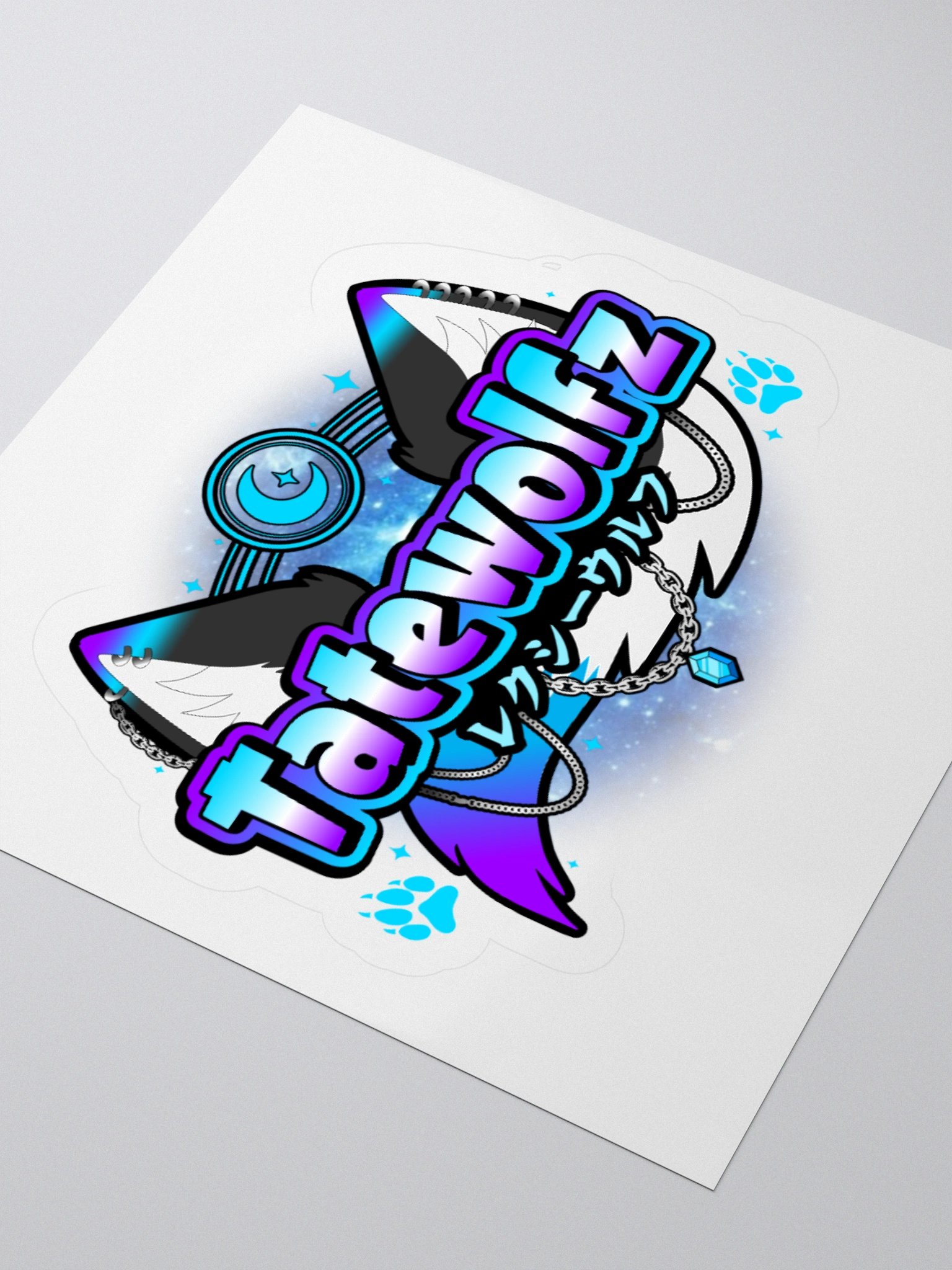 Tatewolfz Logo Sticker product image (7)