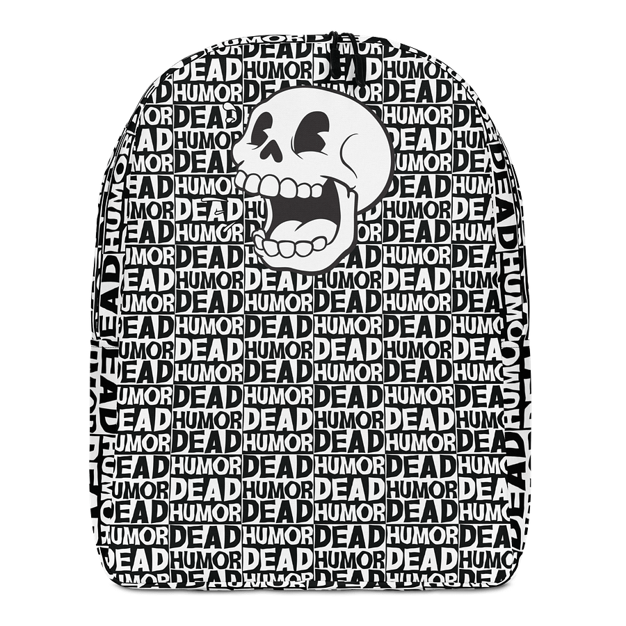 Checkerboard Backpack with Laughing Skull product image (1)