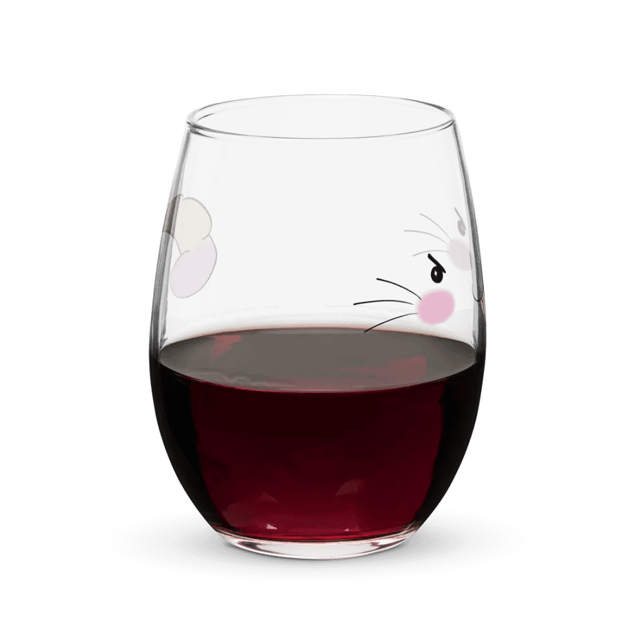 Peach Stemless Wine Glass product image (8)