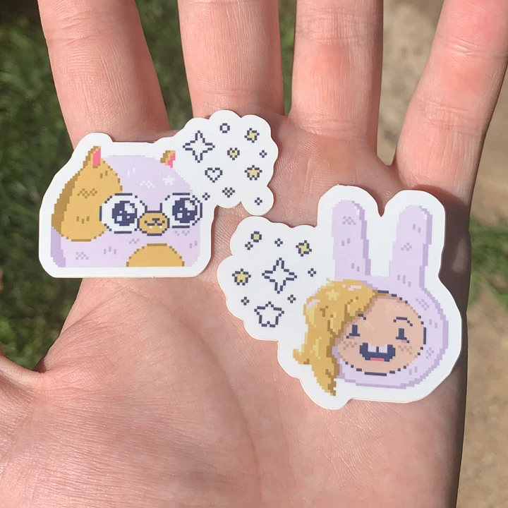 fionna & cake sticker pack product image (1)