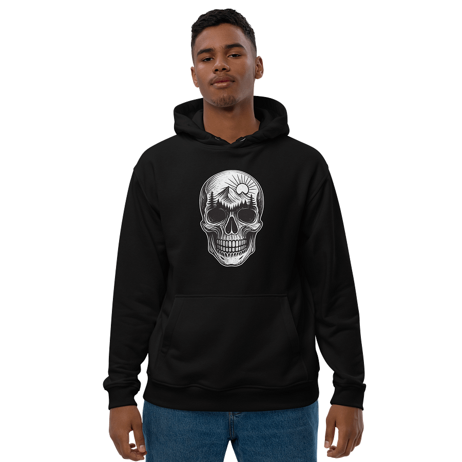 Rugged Skull & Mountain Scene Hoodie product image (8)