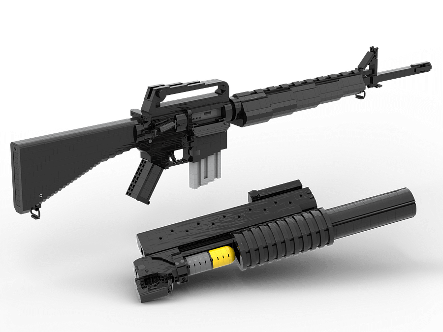 LEGO M16A1/M203 - LDD Instructions product image (10)