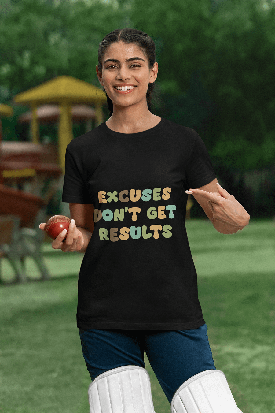 Excuses Don't Get Results Black Unisex T-Shirt product image (1)