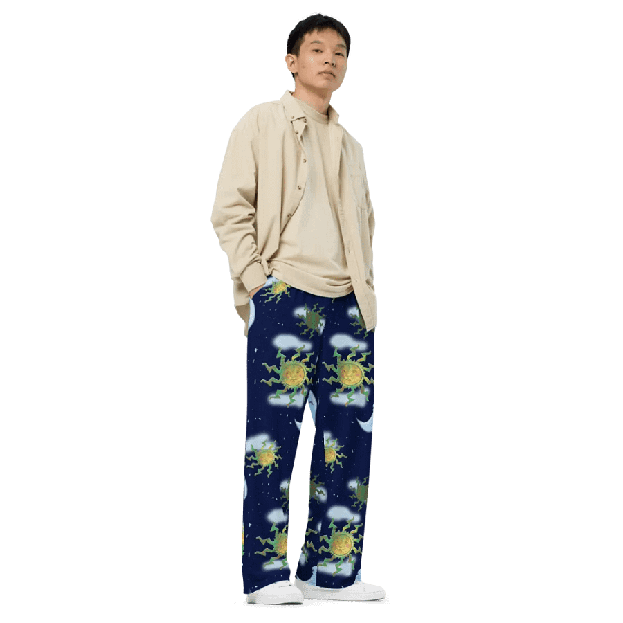 Antique Sun and Moon Wide Leg Pants product image (3)