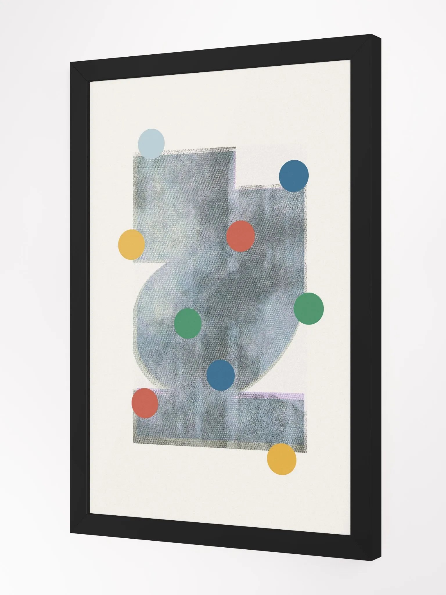Ethereal Circles Framed Matte Poster | Modern Elegance for Your Walls product image (3)
