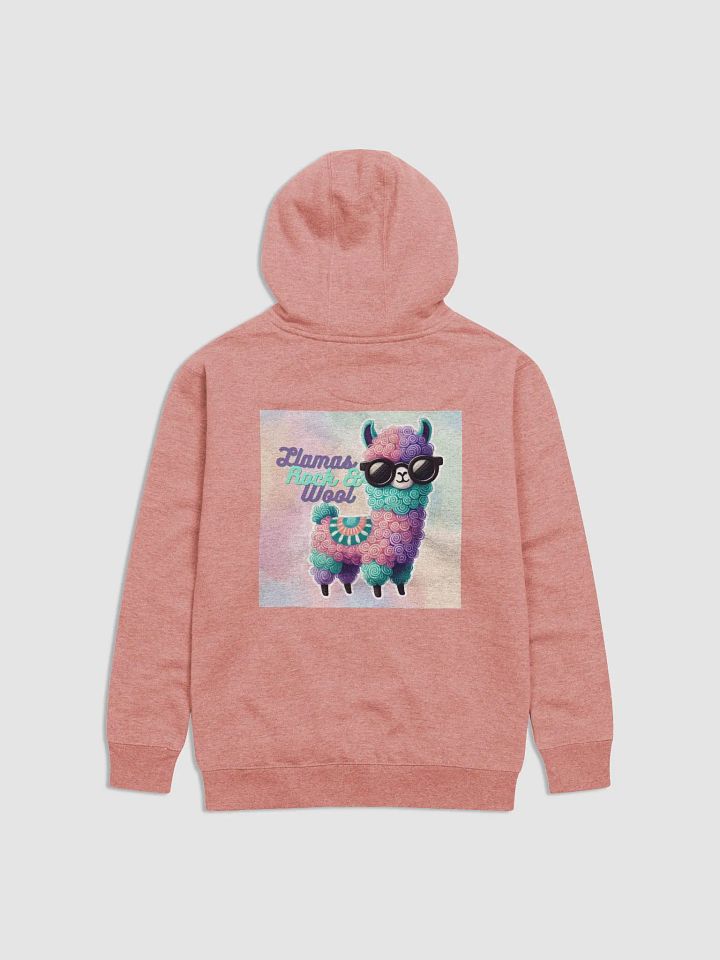 Copy of Llamas Rock & Wool (Cotton Heritage Unisex Premium Hoodie) product image (2)