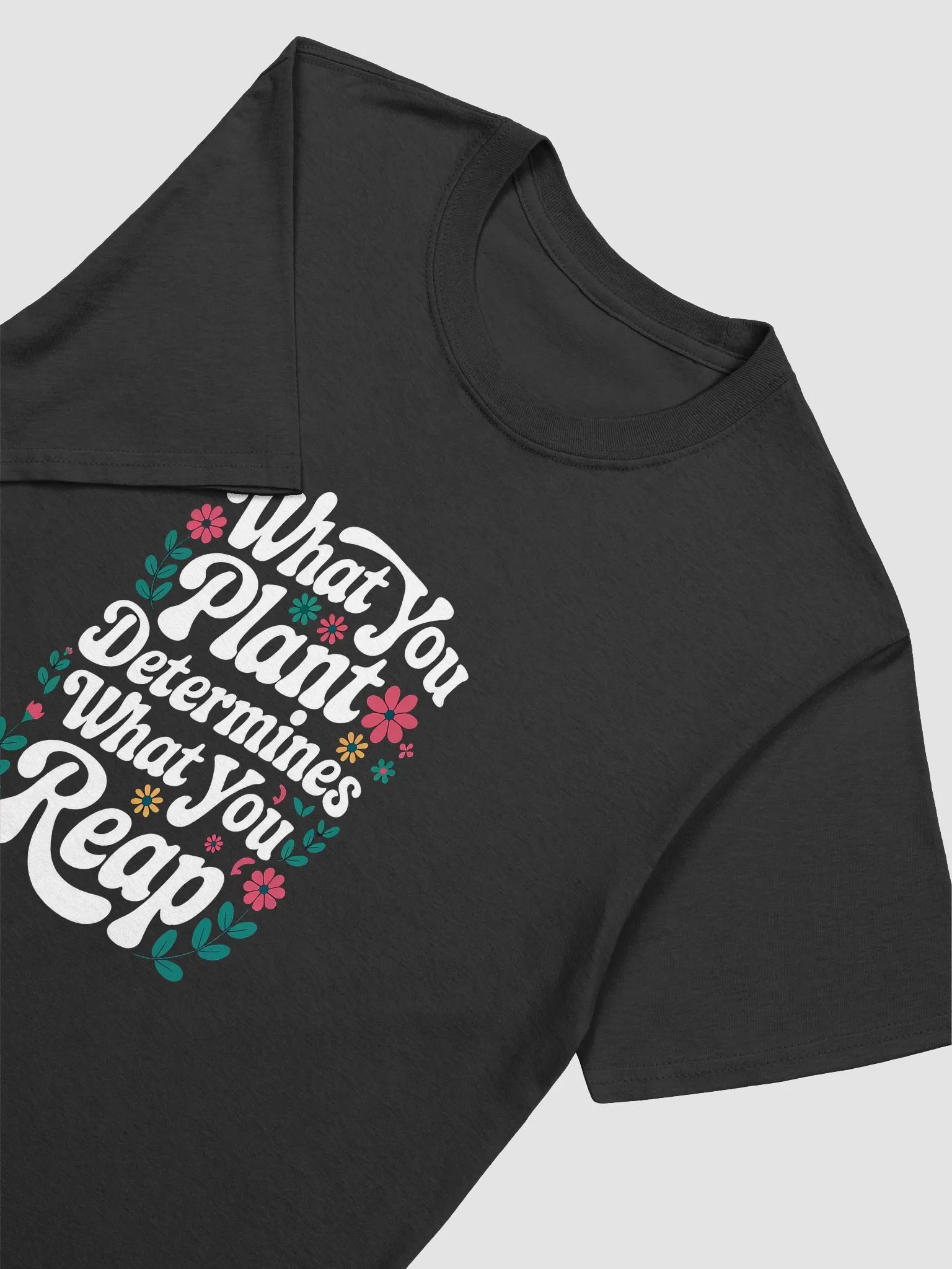 WHAT YOU PLANT DETERMINES WHAT YOU REAP, T-Shirt product image (18)