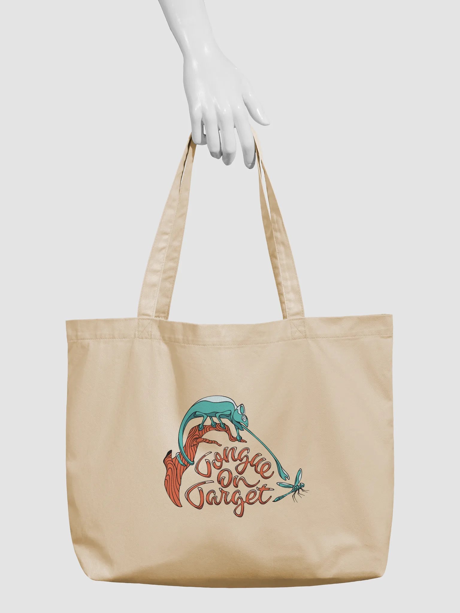 Tongue on Target Tote Bag product image (3)