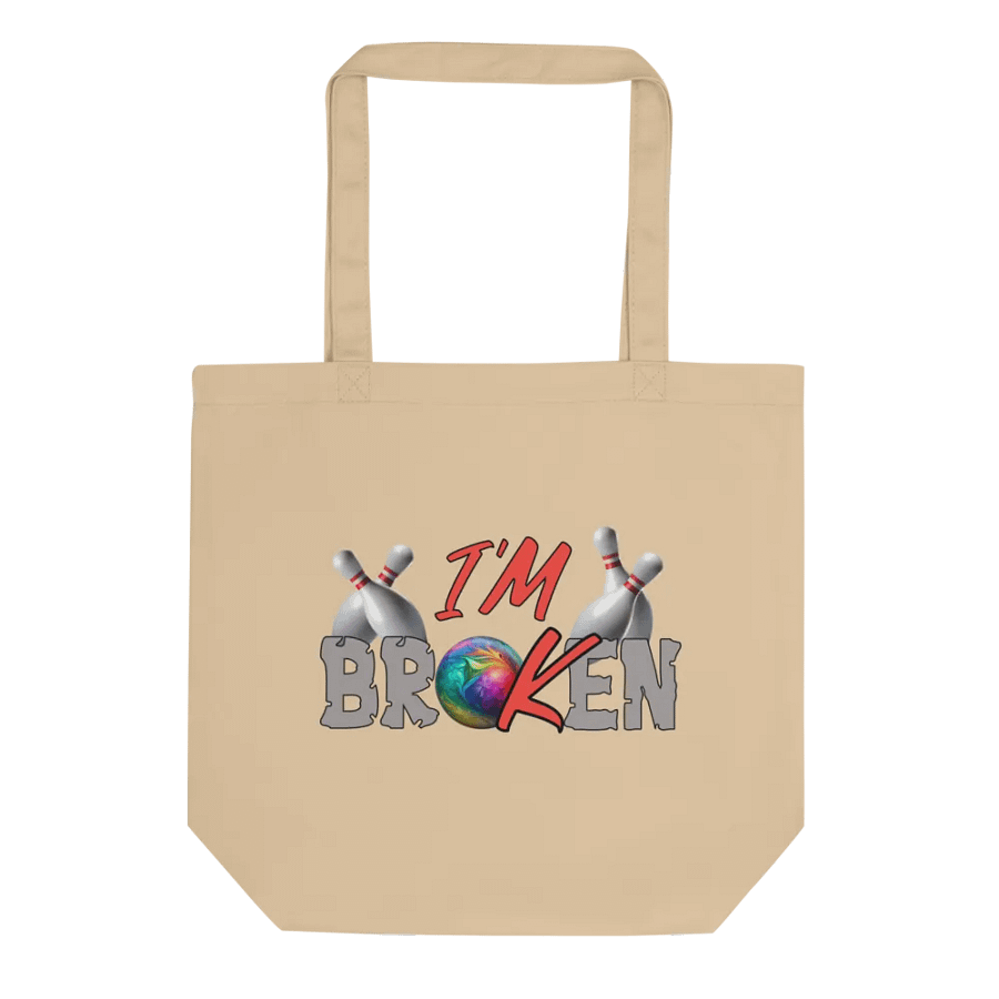 Im Broken Im Ok Bowling Colorful Statement Tote product image (1)