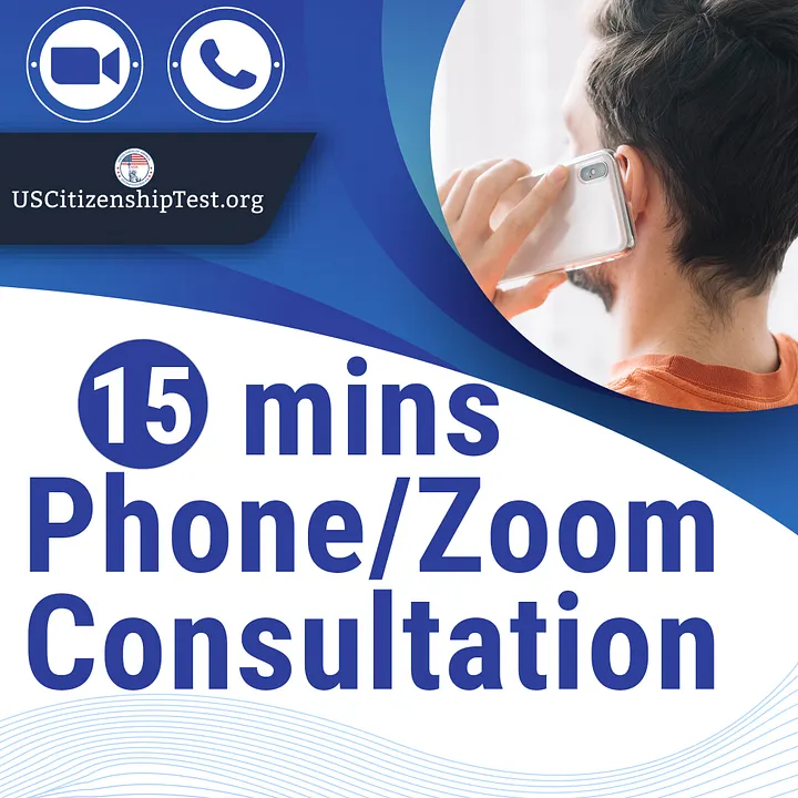 15mins Phone Consultation for US Naturalization product image (1)