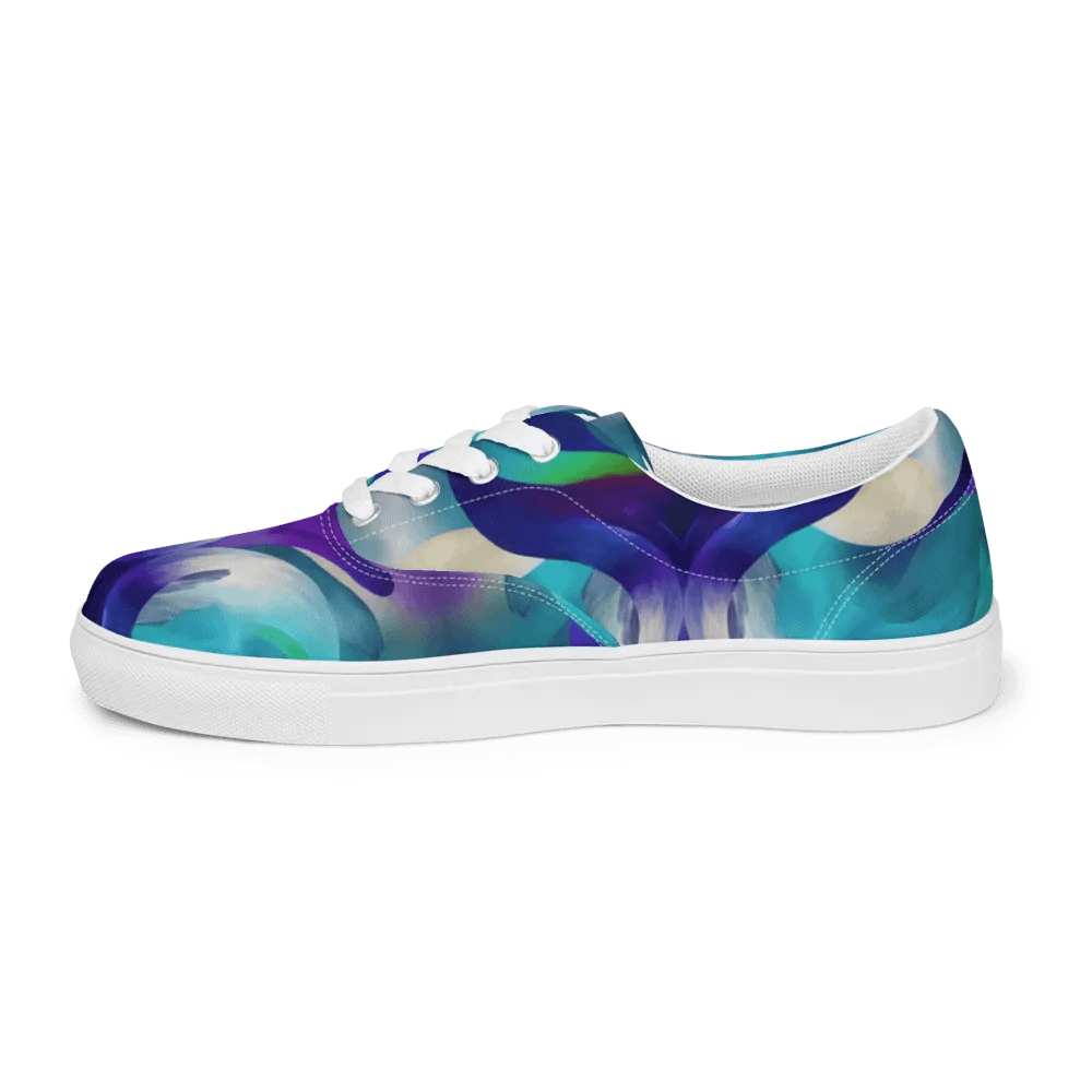 Ethereal Waves Women's Canvas Shoes product image (3)
