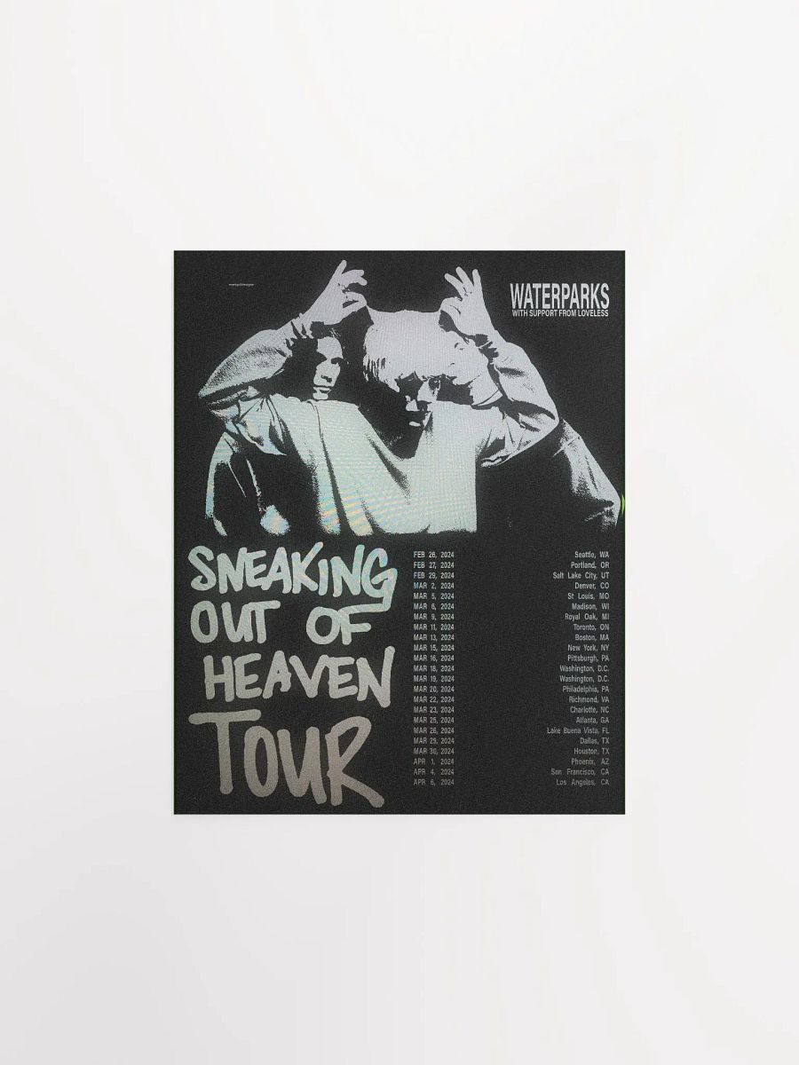 SOOH TOUR POSTER WHITE product image (1)