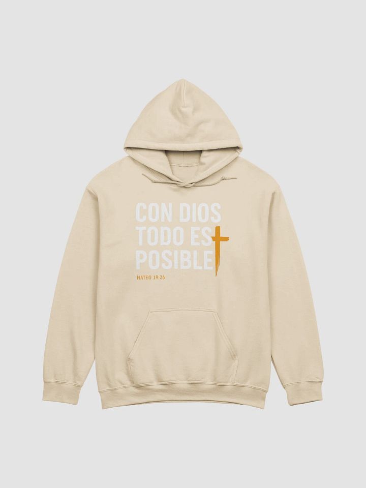 Sudadera Unisex Con Capucha | Con Dios todo es Posible product image (10)