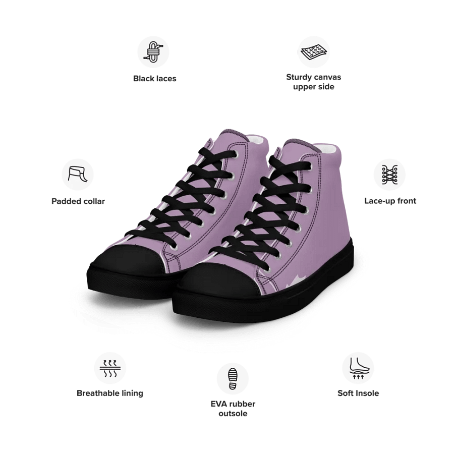 Ladies handmade canvas sneakers product image (4)