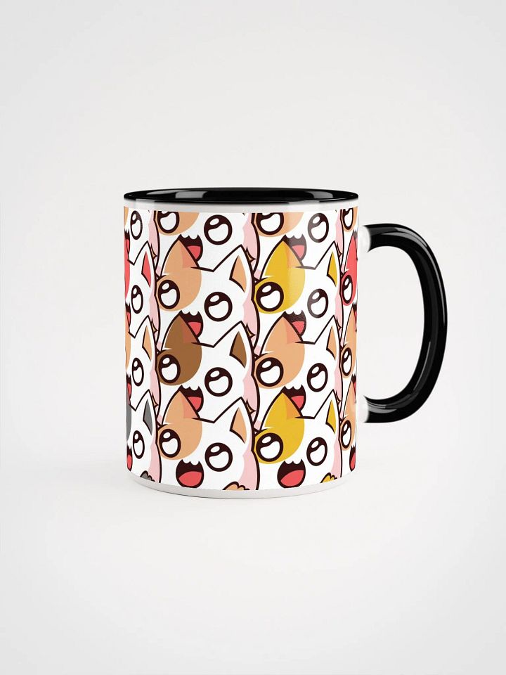 Colorful Cats Ceramic Mug with Color Inside product image (2)