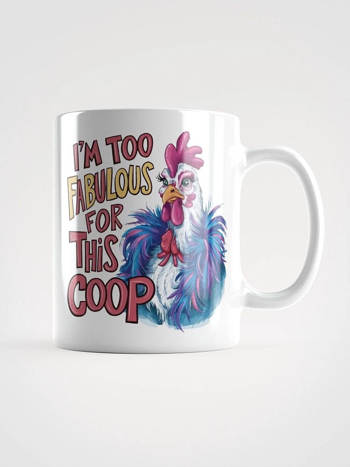 Fabulous Feathers White Mug product image (1)