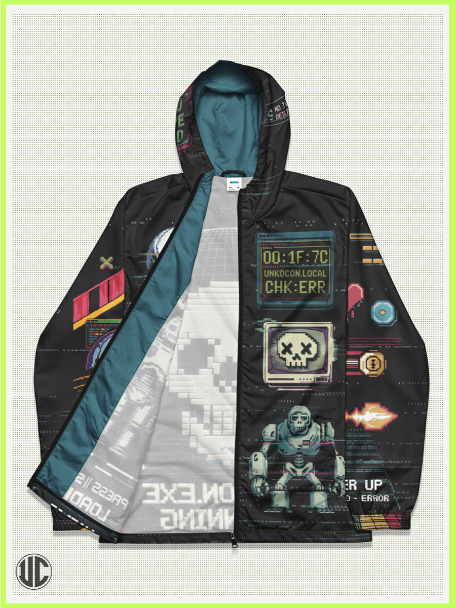 Glitchbyte / Final Node – Windbreaker product image (1)