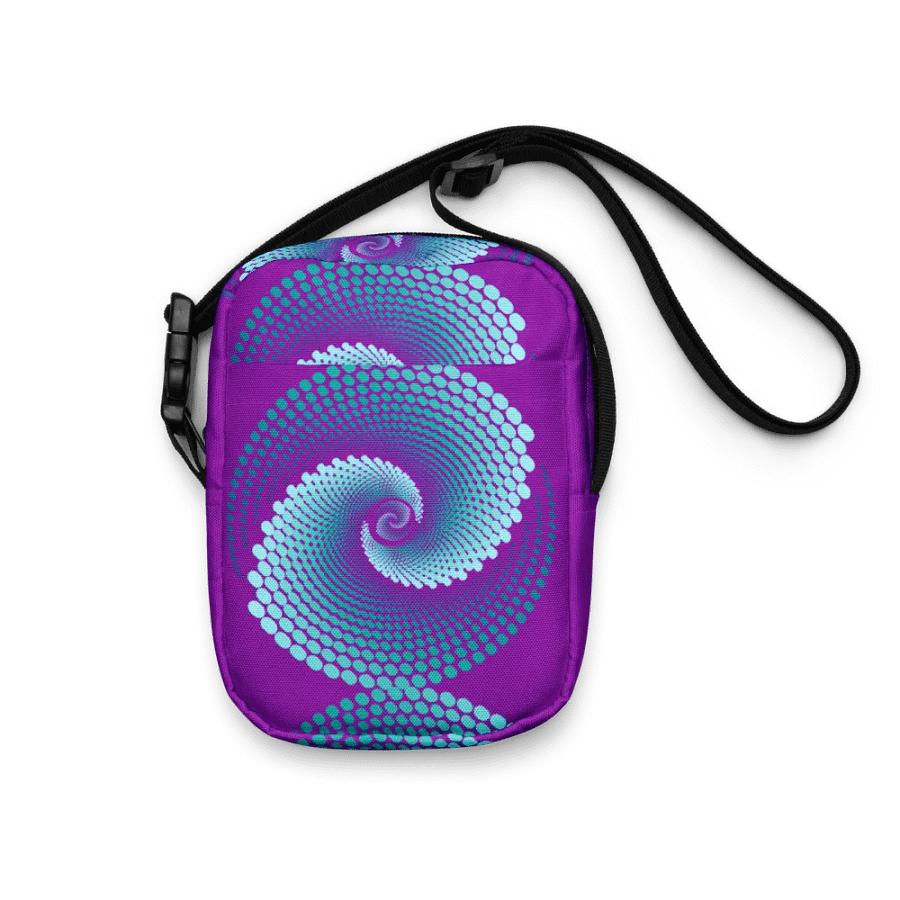 Spiral Swirls All-Over Utility Crossbody Bag stylish ladies product image (7)