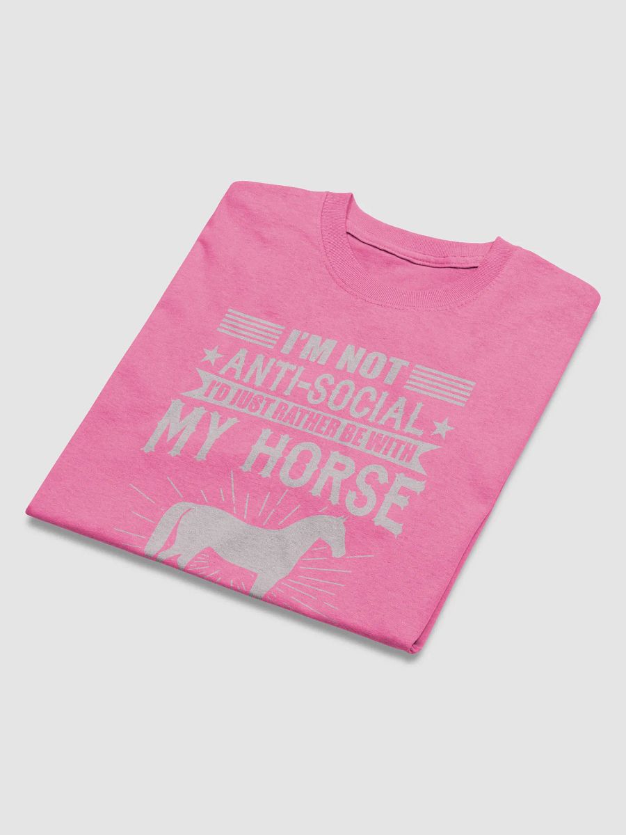 I'd rather be with my horse - shirt product image (48)