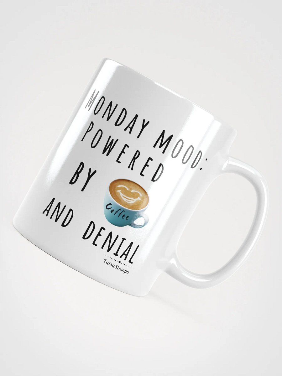 Funny Monday Mood Coffee White Glossy Mug product image (12)