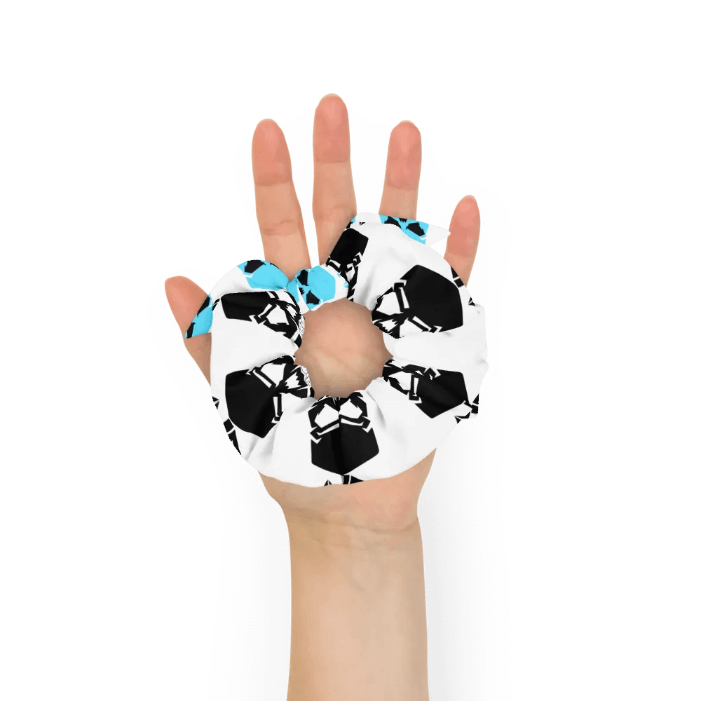 Black Beard Scrunchie (Black and Teal) product image (7)