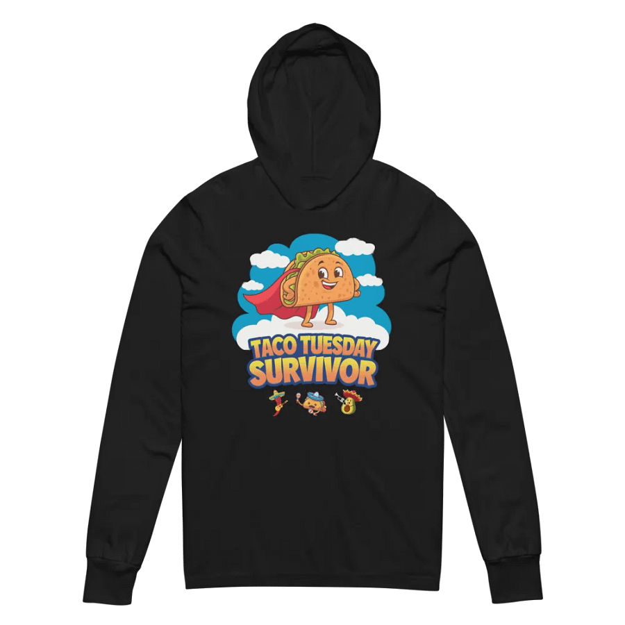 Taco Tuesday Superhero Hoodie Tee Bella+Canvas (Unisex) product image (6)