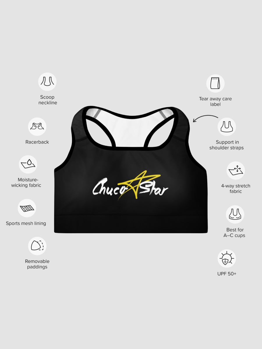 Chuco Star Padded Sports Bra product image (3)
