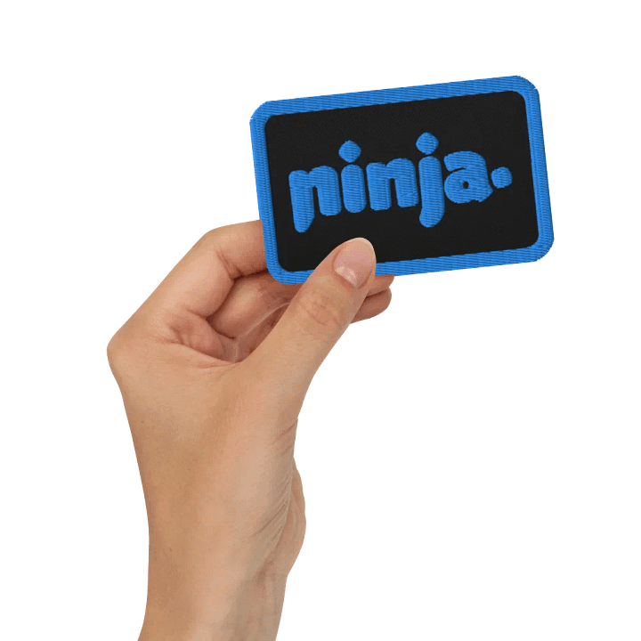 Ninja Patch: Blue and Black product image (2)