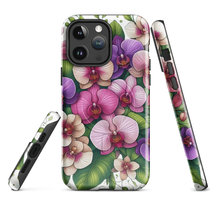 Orchid Oasis MagSafe® Tough Case | AI Design product image (4)