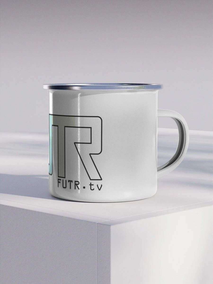 Blue FUTR Logo Enamel Mug product image (4)