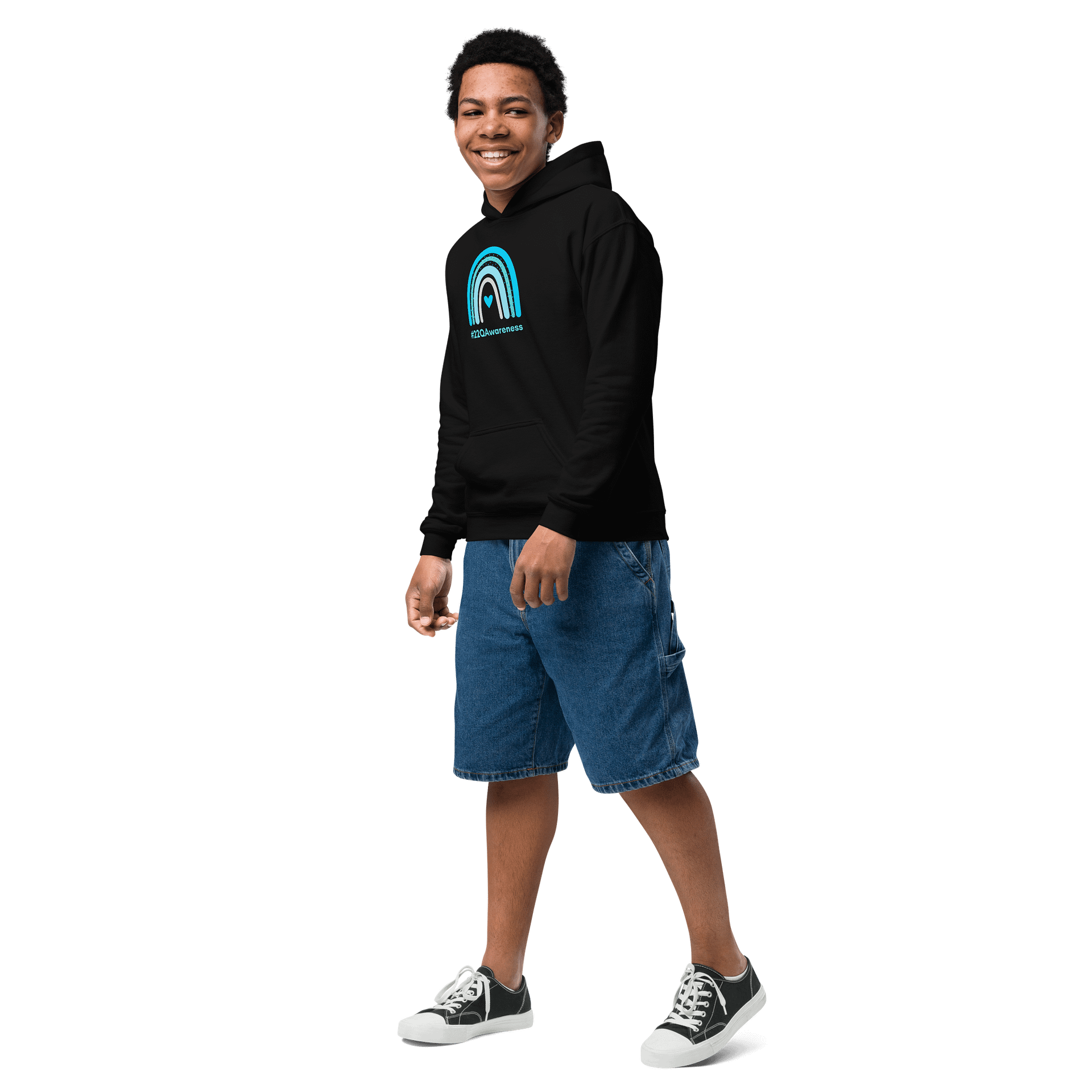 22Q Awareness Youth Hoodie product image (5)