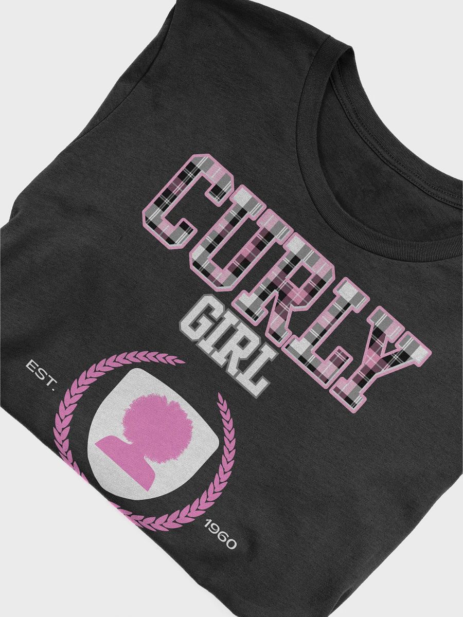 Curly Girl University Tee (Plaid) product image (5)