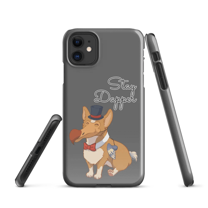 Dapper Dodo in Disguise Snap Case - Grey product image (1)
