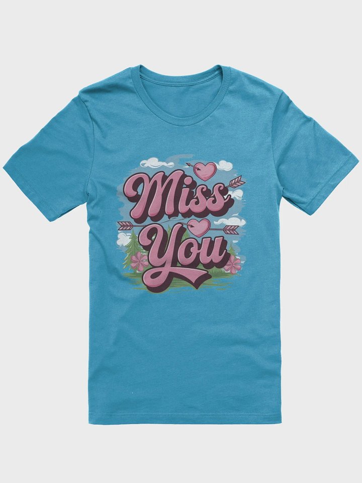 Whimsical Miss You 3D Heart T-Shirt product image (7)
