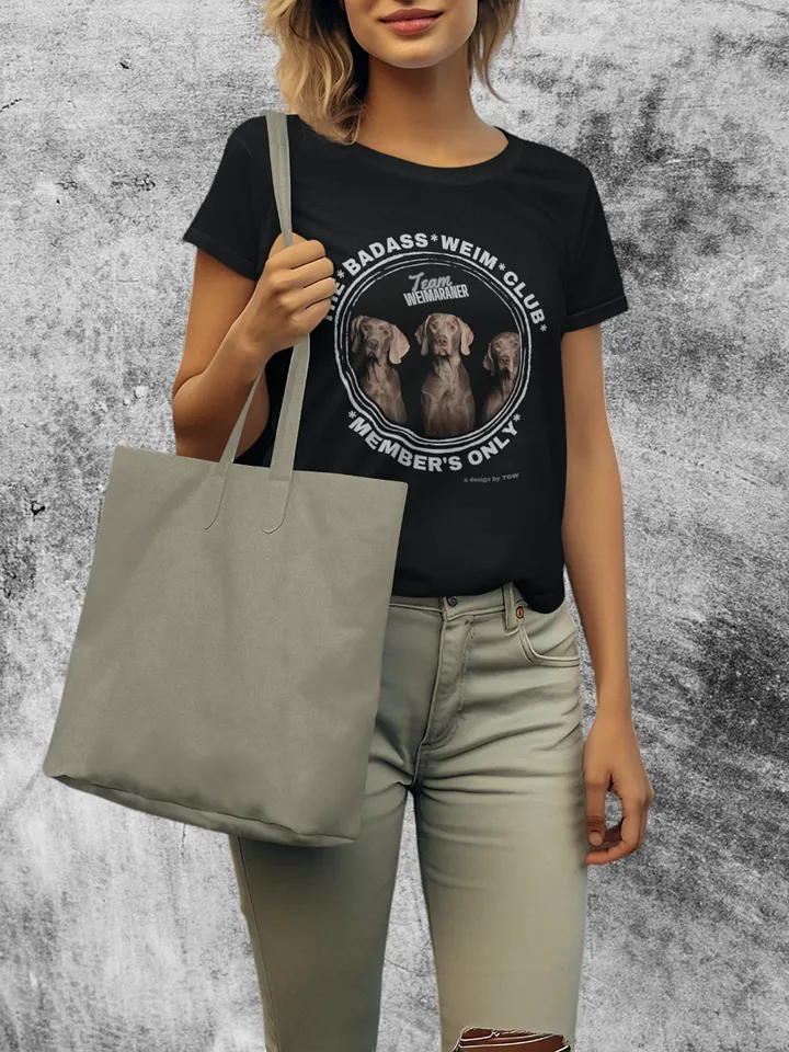 The Badass Weim Club - Stanley/Stella Women's Fitted Eco Tee product image (1)
