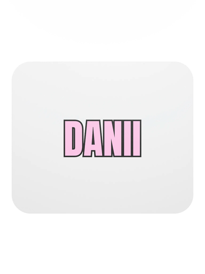 DANII PINK BLACK MOUSE PAD product image (2)