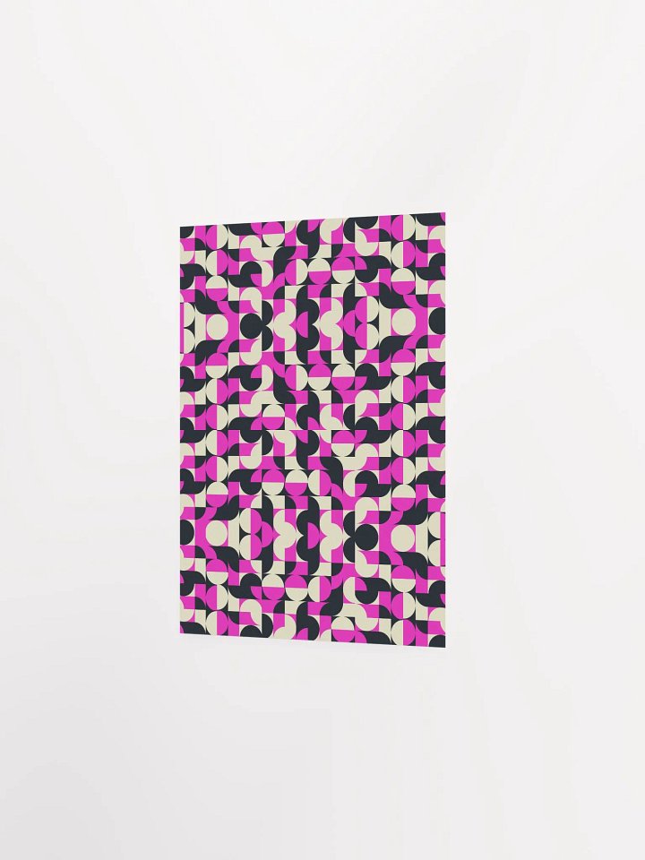 Magenta Geometric Pattern Print product image (5)