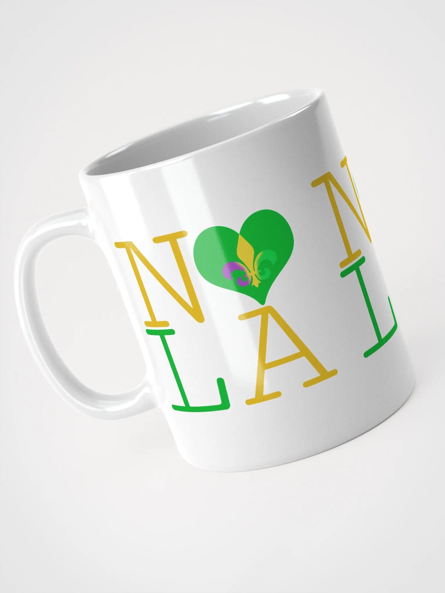 I LOVE NOLA **BIGSHOT MUG** (MARDI GRAS 2) product image (9)