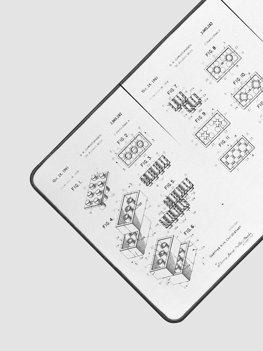 LEGO Patent Deskmat product image (3)