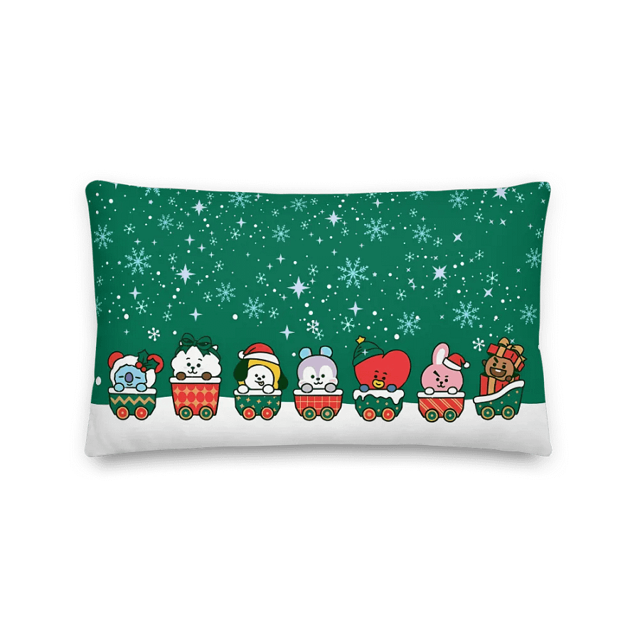 BT21 Holiday Express Premium Pillow product image (1)