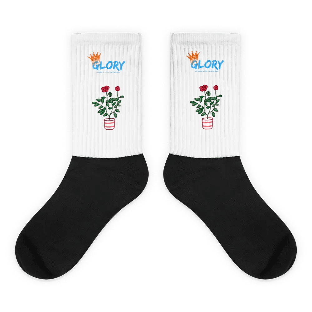 Glory Crown Potted Plant Sublimated Socks product image (1)