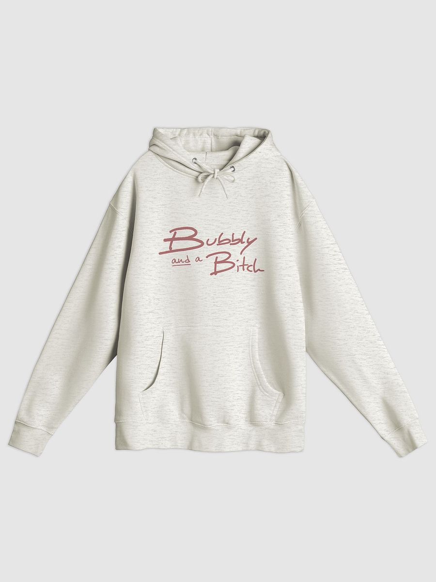 Bubbly and a B*tch (mauve shadow design) printed premium pullover hoodie product image (7)