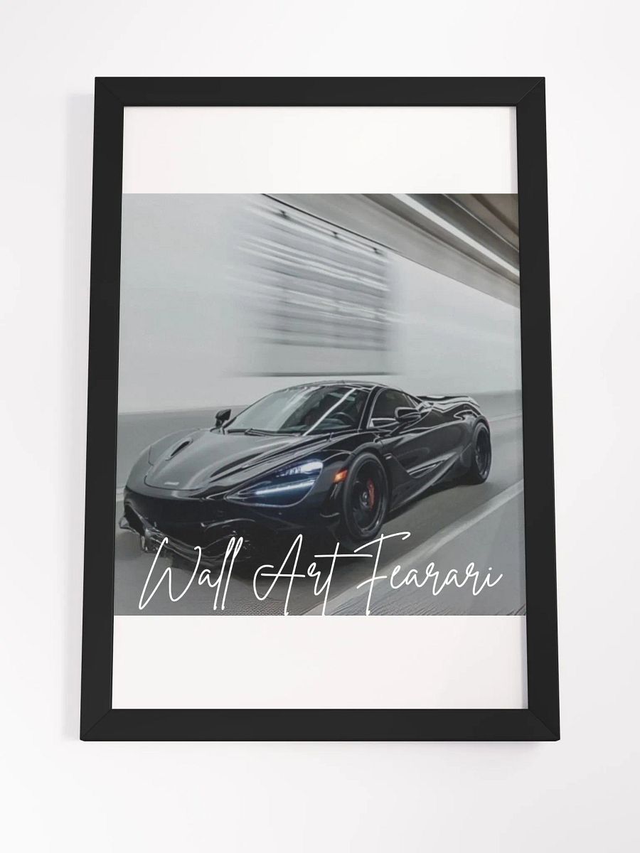Ferrary Car Framed High-Quality Matte Poster (in) product image (4)