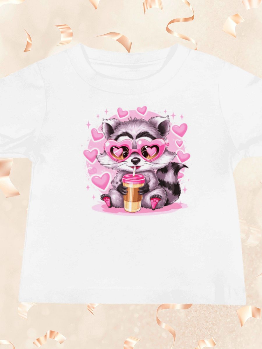 Whimsical Raccoon Baby Tee product image (2)