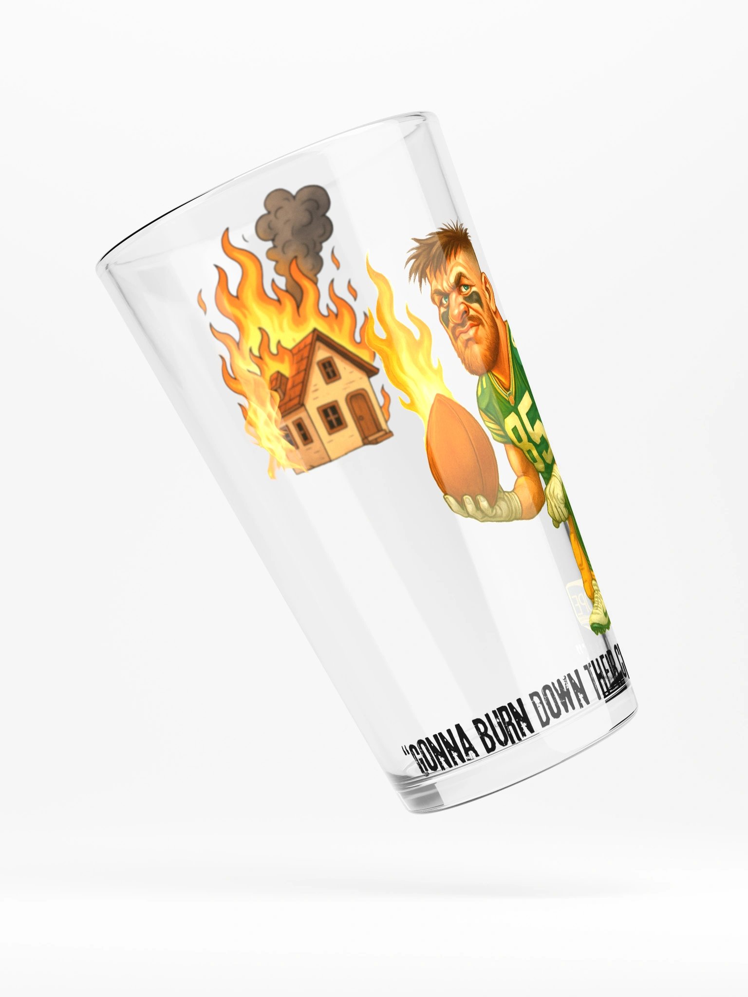 Burn Down Their Childhood Home Pint Glass product image (4)