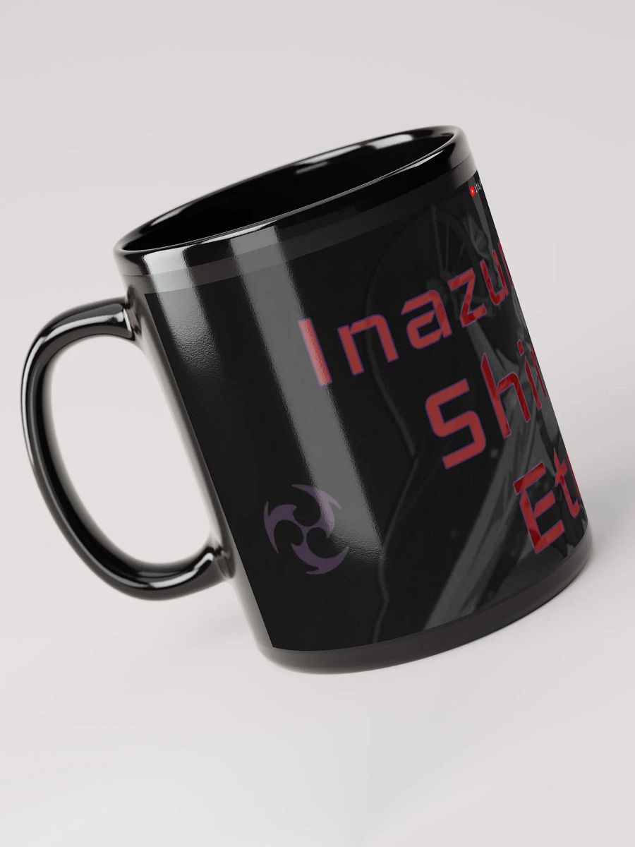 Raiden Shogun's Elemental Burst ||| Black Glossy Mug product image (4)